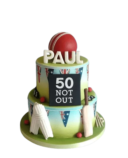 Cricket Cake Design Ideas No.1