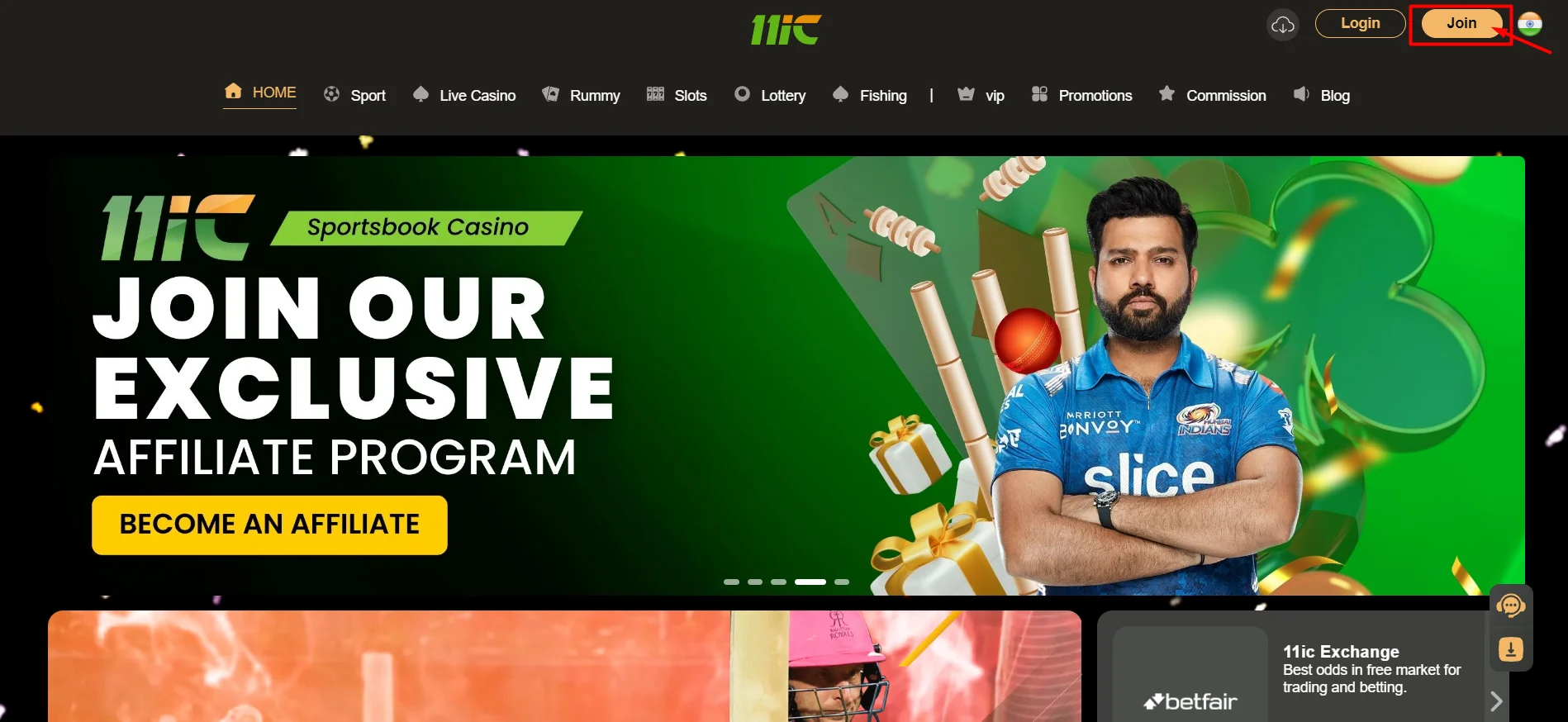 11ic cricket join now